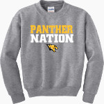 Good Shepherd Lutheran Panthers <span class="pdp-name-mascot">Good Shepherd Lutheran School Panthers</span> Gildan Youth Heavy Blend Crewneck Sweatshirt Front Thumbnail