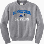 Minnetonka Skippers <span class="pdp-name-mascot">Minnetonka Skippers</span> Gildan Youth Heavy Blend Crewneck Sweatshirt Front Thumbnail