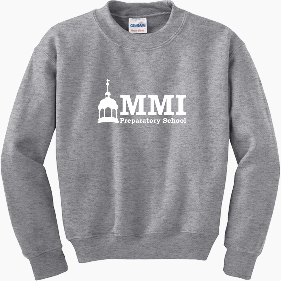MMI PREPARATORY SCHOOL PREPPERS Gildan Youth Heavy Blend Crewneck Sweatshirt