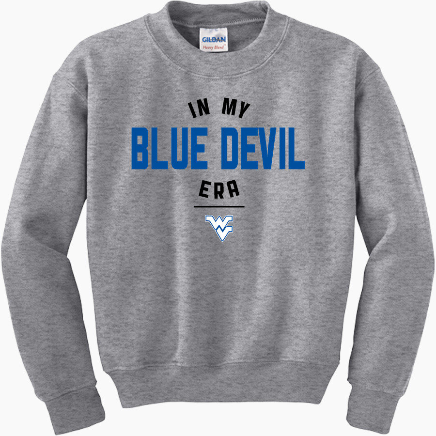 WATER VALLEY HIGH SCHOOL BLUE DEVILS Gildan Youth Heavy Blend Crewneck Sweatshirt