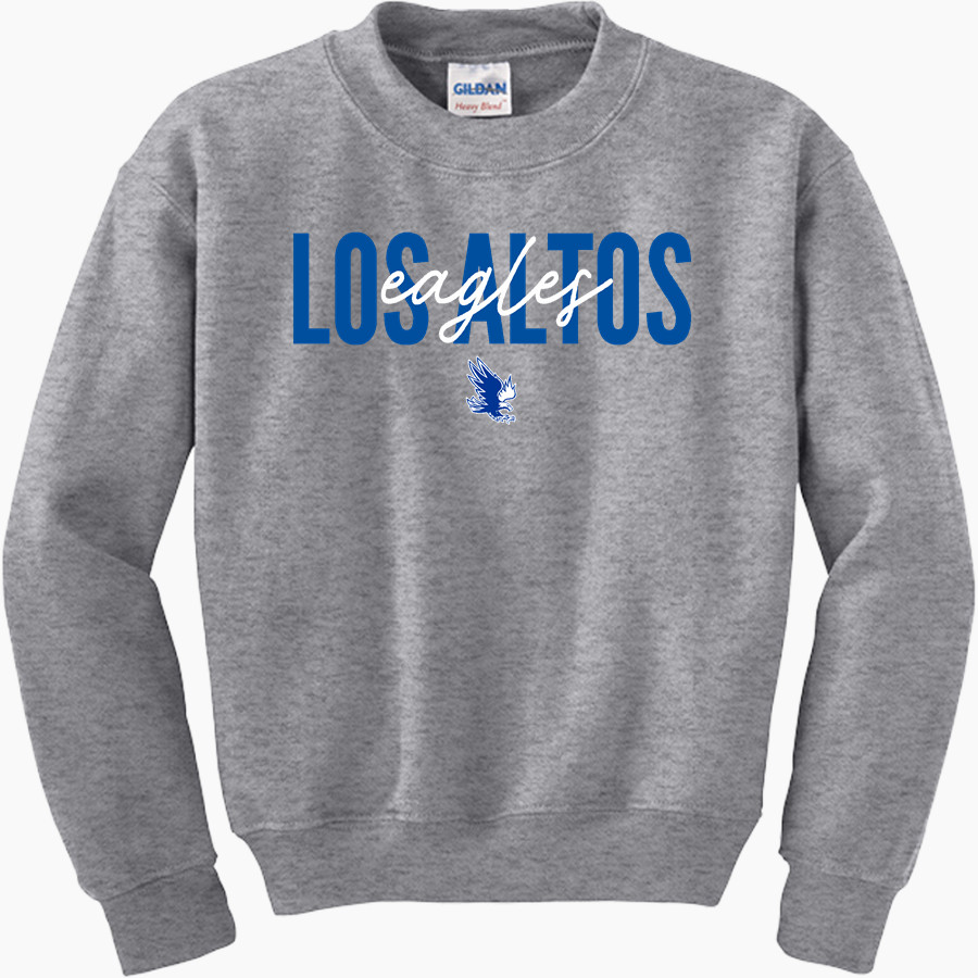 Los Altos Eagles Gildan Youth Heavy Blend Crewneck Sweatshirt