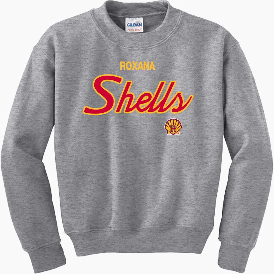 Roxana Shells Gildan Youth Heavy Blend Crewneck Sweatshirt