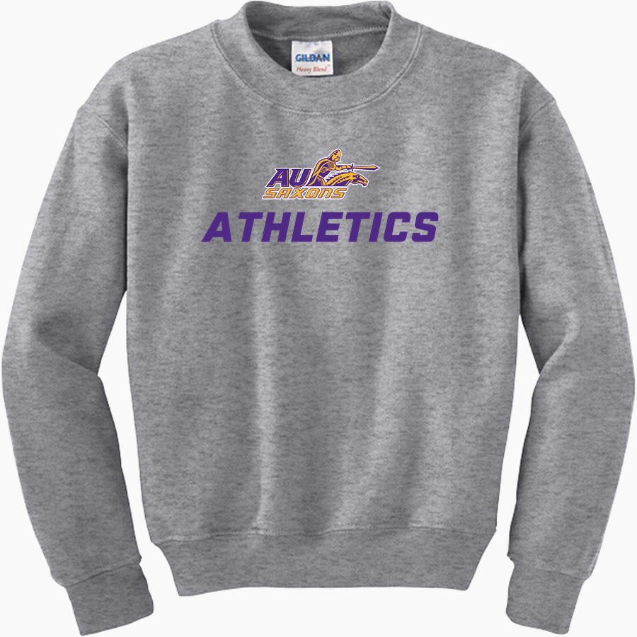 Alfred University Saxons Gildan Youth Heavy Blend Crewneck Sweatshirt