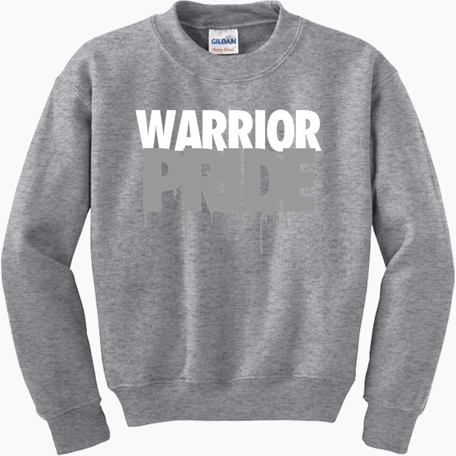 Lebanon Warriors <span class="pdp-name-mascot">Lebanon Warriors</span> Gildan Youth Heavy Blend Crewneck Sweatshirt