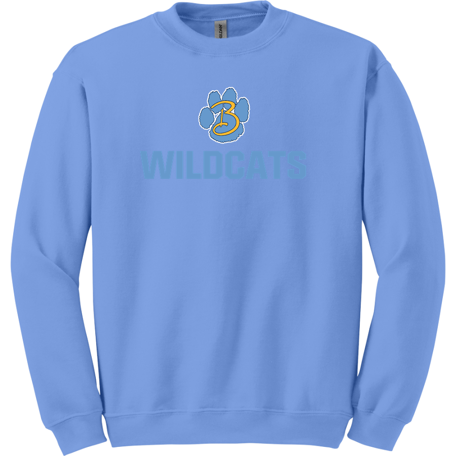 BATH HIGH SCHOOL WILDCATS <span class="pdp-name-mascot">BATH WILDCATS</span> Gildan Adult Heavy Blend Crewneck Sweatshirt