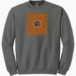 Cienega Bobcats <span class="pdp-name-mascot">Cienega Bobcats</span> Gildan Adult Heavy Blend Crewneck Sweatshirt Front Thumbnail
