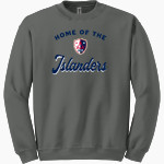 Alameda Soccer Club Islanders <span class="pdp-name-mascot">Alameda Soccer Club Islanders</span> Gildan Adult Heavy Blend Crewneck Sweatshirt Front Thumbnail