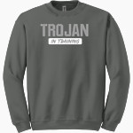 North Crawford Trojans Gildan Adult Heavy Blend Crewneck Sweatshirt Front Thumbnail