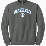 Mayfield Junior School Mustangs Online Store Gildan Adult Heavy Blend Crewneck Sweatshirt Front Thumbnail