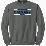 Calvary Lions <span class="pdp-name-mascot">Calvary Lions</span> Gildan Adult Heavy Blend Crewneck Sweatshirt Front Thumbnail