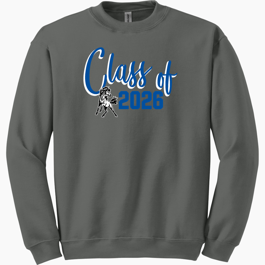 BRIMLEY HIGH SCHOOL BAYS <span class="pdp-name-mascot">BRIMLEY BAYS</span> Gildan Adult Heavy Blend Crewneck Sweatshirt