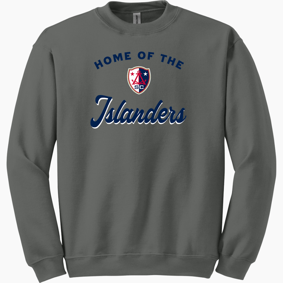 Alameda Soccer Club Islanders <span class="pdp-name-mascot">Alameda Soccer Club Islanders</span> Gildan Adult Heavy Blend Crewneck Sweatshirt