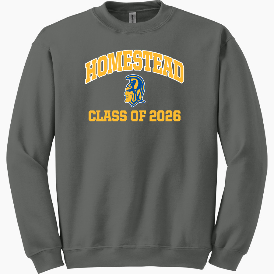 HOMESTEAD HIGH SCHOOL SPARTANS <span class="pdp-name-mascot">HOMESTEAD SPARTANS</span> Gildan Adult Heavy Blend Crewneck Sweatshirt