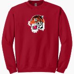 LEAD HILL HIGH SCHOOL TIGERS <span class="pdp-name-mascot">LEAD HILL TIGERS</span> Gildan Adult Heavy Blend Crewneck Sweatshirt Front Thumbnail