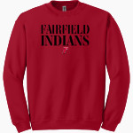 FAIRFIELD SENIOR HIGH SCHOOL INDIANS Gildan Adult Heavy Blend Crewneck Sweatshirt Front Thumbnail
