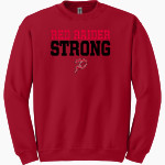 Pulaski Red Raiders <span class="pdp-name-mascot">Pulaski Red Reaiders</span> Gildan Adult Heavy Blend Crewneck Sweatshirt Front Thumbnail