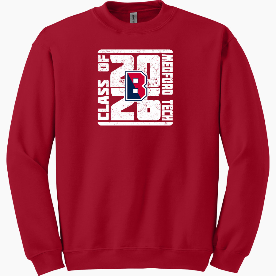 Medford Tech Jaguars <span class="pdp-name-mascot">Medford Tech High School Jaguars</span> Gildan Adult Heavy Blend Crewneck Sweatshirt