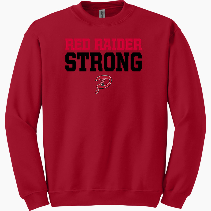Pulaski Red Raiders <span class="pdp-name-mascot">Pulaski Red Reaiders</span> Gildan Adult Heavy Blend Crewneck Sweatshirt