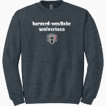 Harvard-Westlake The Official Online Store Gildan Adult Heavy Blend Crewneck Sweatshirt Front Thumbnail