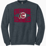 Creekside Seminoles <span class="pdp-name-mascot">Creekside Seminoles</span> Gildan Adult Heavy Blend Crewneck Sweatshirt Front Thumbnail