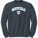 Mayfield Junior School Mustangs Online Store Gildan Adult Heavy Blend Crewneck Sweatshirt Front Thumbnail