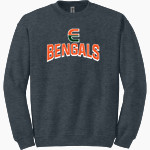 Plainfield East Bengals Gildan Adult Heavy Blend Crewneck Sweatshirt Front Thumbnail