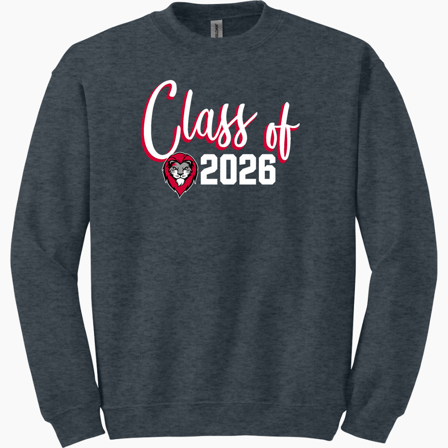 Bryn Athyn College The Official Store of the Lions <span class="pdp-name-mascot">Bryn Athyn College Lions</span> Gildan Adult Heavy Blend Crewneck Sweatshirt