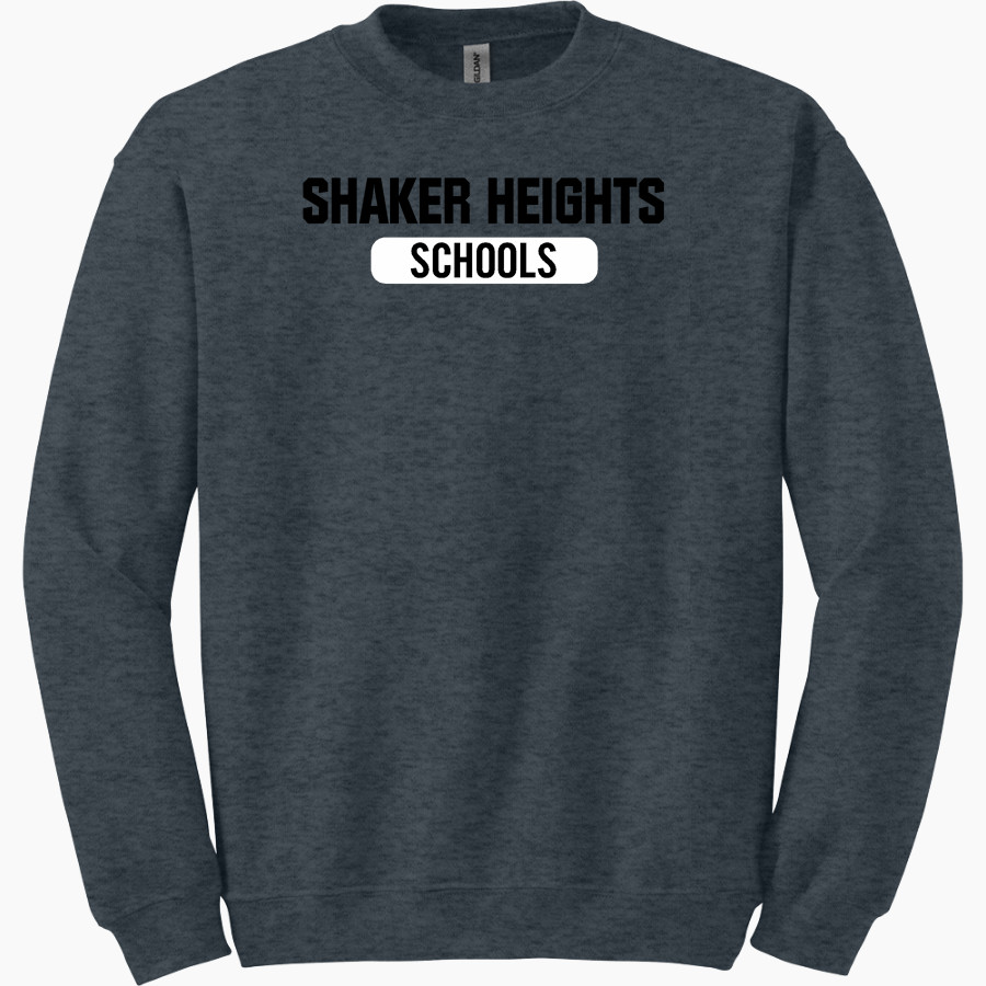 Shaker Heights Schools <span class="pdp-name-mascot">Shaker Heights</span> Gildan Adult Heavy Blend Crewneck Sweatshirt