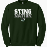 SPECTRUM HIGH SCHOOL STING <span class="pdp-name-mascot">SPECTRUM STING</span> Gildan Adult Heavy Blend Crewneck Sweatshirt Front Thumbnail