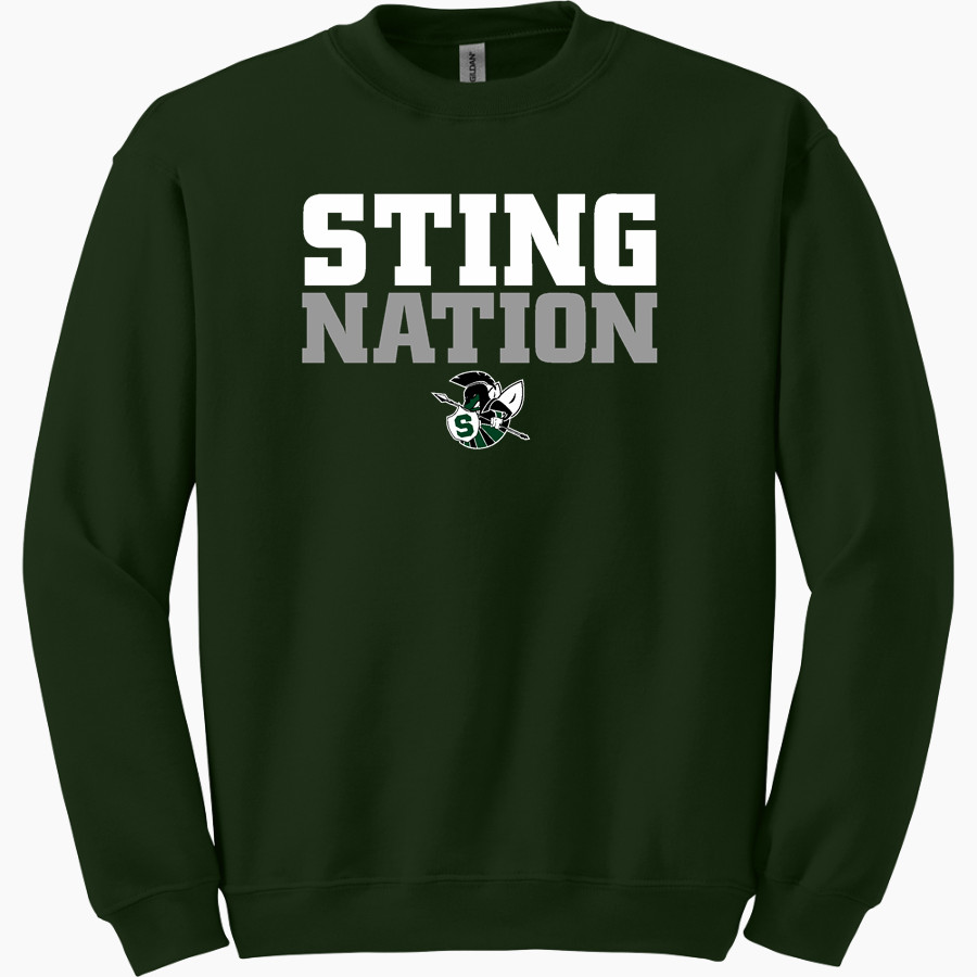 SPECTRUM HIGH SCHOOL STING <span class="pdp-name-mascot">SPECTRUM STING</span> Gildan Adult Heavy Blend Crewneck Sweatshirt
