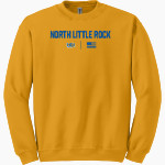 NORTH LITTLE ROCK HIGH SCHOOL CHARGING WILDCATS <span class="pdp-name-mascot">NORTH LITTLE ROCK CHARGING WILDCATS</span> Gildan Adult Heavy Blend Crewneck Sweatshirt Front Thumbnail