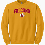 Prairie Falcons <span class="pdp-name-mascot">Prairie Falcons</span> Gildan Adult Heavy Blend Crewneck Sweatshirt Front Thumbnail