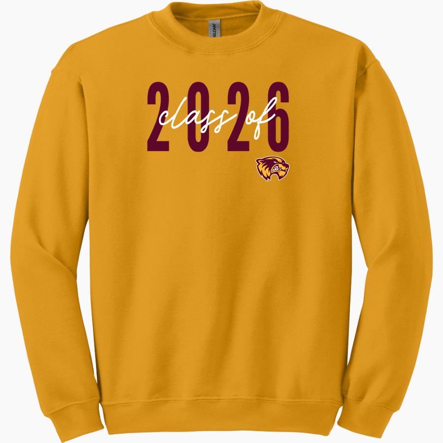 Au Gres-Sims HIGH SCHOOL WOLVERINES Gildan Adult Heavy Blend Crewneck Sweatshirt