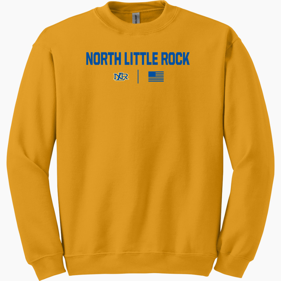 NORTH LITTLE ROCK HIGH SCHOOL CHARGING WILDCATS <span class="pdp-name-mascot">NORTH LITTLE ROCK CHARGING WILDCATS</span> Gildan Adult Heavy Blend Crewneck Sweatshirt