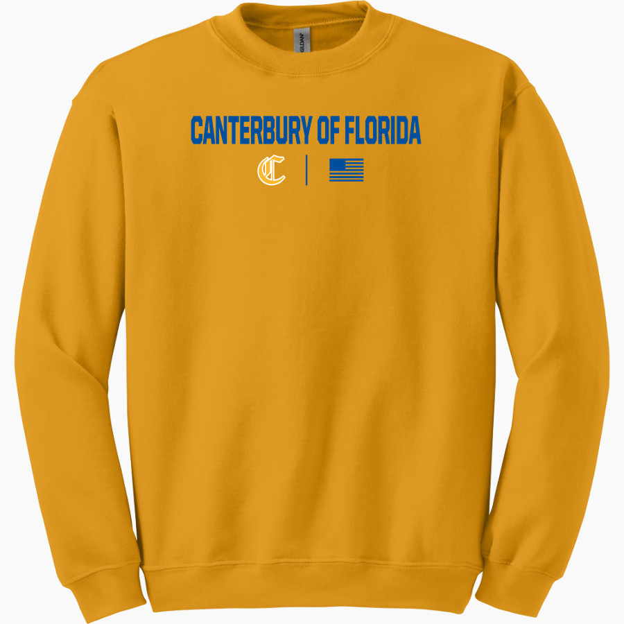 CANTERBURY SCHOOL OF FLORIDA CRUSADERS <span class="pdp-name-mascot">CANTERBURY OF FLORIDA CRUSADERS</span> Gildan Adult Heavy Blend Crewneck Sweatshirt