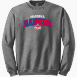 Massena Red Raiders <span class="pdp-name-mascot">Massena Raiders</span> Gildan Adult Heavy Blend Crewneck Sweatshirt Front Thumbnail