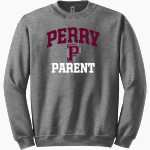 PERRY HIGH SCHOOL MAROONS <span class="pdp-name-mascot">PERRY MAROONS</span> Gildan Adult Heavy Blend Crewneck Sweatshirt Front Thumbnail