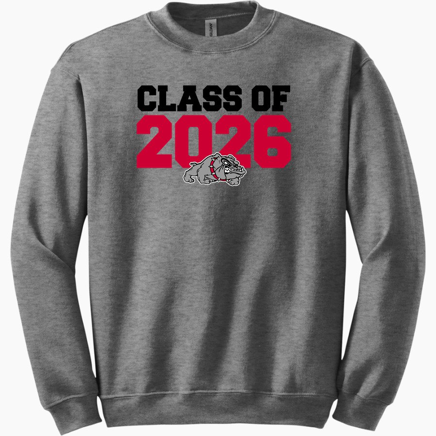 Boscobel Bulldogs Gildan Adult Heavy Blend Crewneck Sweatshirt