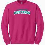 University Prep Mustangs Gildan Adult Heavy Blend Crewneck Sweatshirt Front Thumbnail