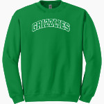 Greenfield Grizzlies <span class="pdp-name-mascot">Greenfield Grizzlies</span> Gildan Adult Heavy Blend Crewneck Sweatshirt Front Thumbnail