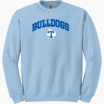 TAHOKA HIGH SCHOOL BULLDOGS <span class="pdp-name-mascot">TAHOKA BULLDOGS</span> Gildan Adult Heavy Blend Crewneck Sweatshirt Front Thumbnail