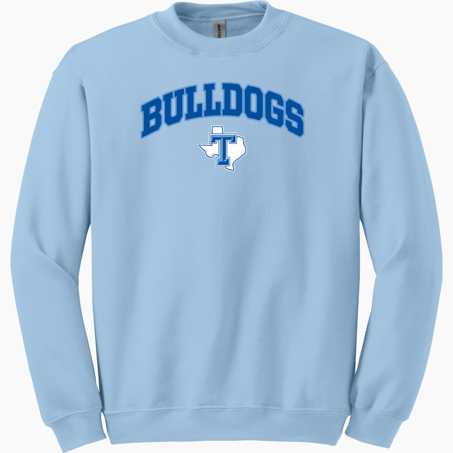TAHOKA HIGH SCHOOL BULLDOGS <span class="pdp-name-mascot">TAHOKA BULLDOGS</span> Gildan Adult Heavy Blend Crewneck Sweatshirt
