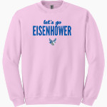 Eisenhower Elementary School Eagles <span class="pdp-name-mascot">Eisenhower Elementary School Eagles</span> Gildan Adult Heavy Blend Crewneck Sweatshirt Front Thumbnail
