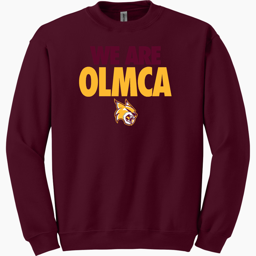 OLMCA Wildcats Gildan Adult Heavy Blend Crewneck Sweatshirt