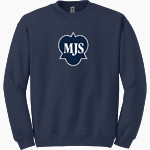 Mayfield Junior School Mustangs Online Store Gildan Adult Heavy Blend Crewneck Sweatshirt Front Thumbnail