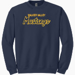 WALKER VALLEY HIGH SCHOOL MUSTANGS Gildan Adult Heavy Blend Crewneck Sweatshirt Front Thumbnail