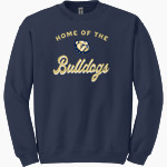 Wingate University Bulldogs Gildan Adult Heavy Blend Crewneck Sweatshirt Front Thumbnail