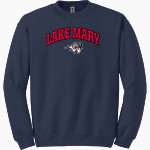 Lake Mary Rams <span class="pdp-name-mascot">Lake Mary Rams</span> Gildan Adult Heavy Blend Crewneck Sweatshirt Front Thumbnail