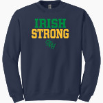 St. Patrick of Heatherdowns Irish <span class="pdp-name-mascot">St. Patrick of Heatherdowns Irish</span> Gildan Adult Heavy Blend Crewneck Sweatshirt Front Thumbnail