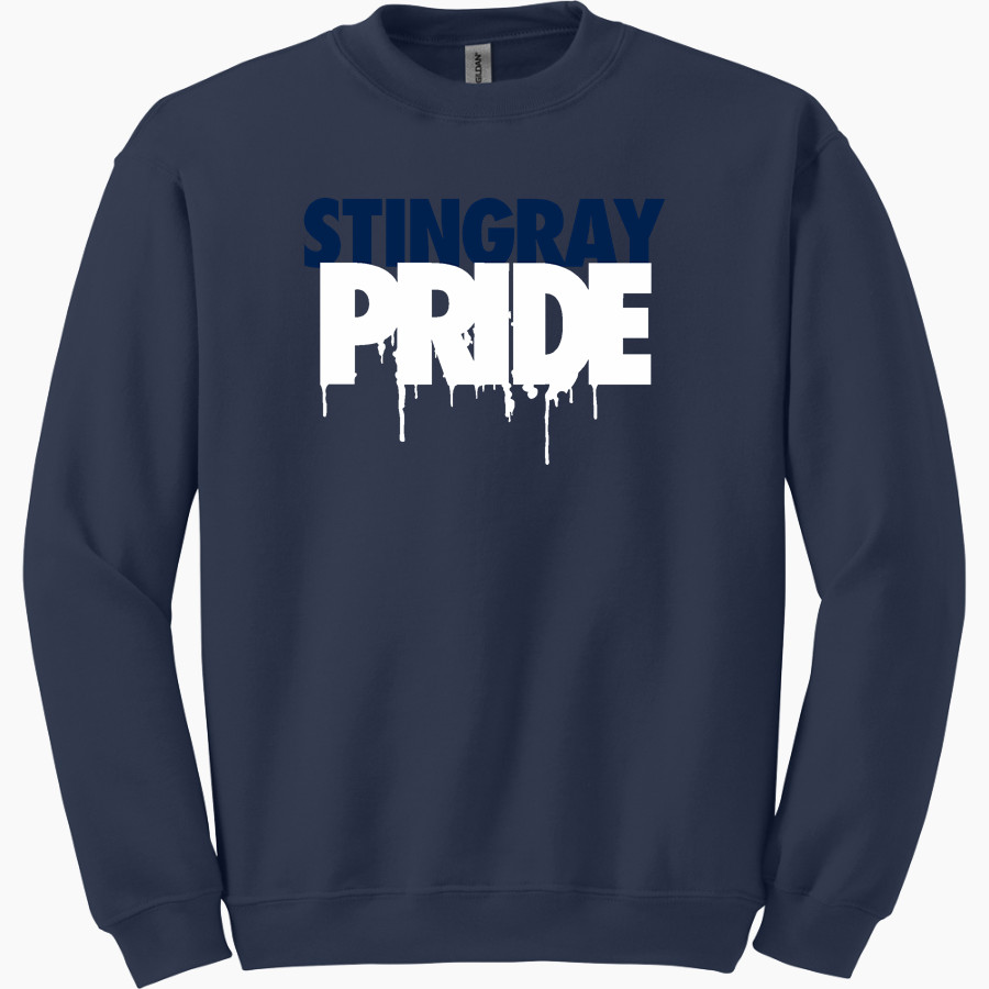 Gulf Stream Stingrays Gildan Adult Heavy Blend Crewneck Sweatshirt